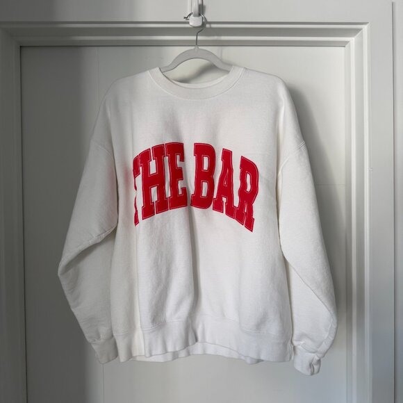 THE BAR • Crewneck x2 (White/Red & Grey/Brown) - Picture 2 of 13